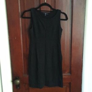 Black side zip dress